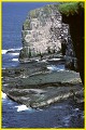 <center>
Visite dans les falaises. Ecosse 