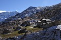 Fermes d'Alpage vallée de Cogne ; Vers le refige Sella. Aoset 