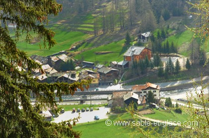 Le village de Valnontey
